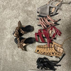 Solely Jane Size 8 interchangeable heel with 6 tops